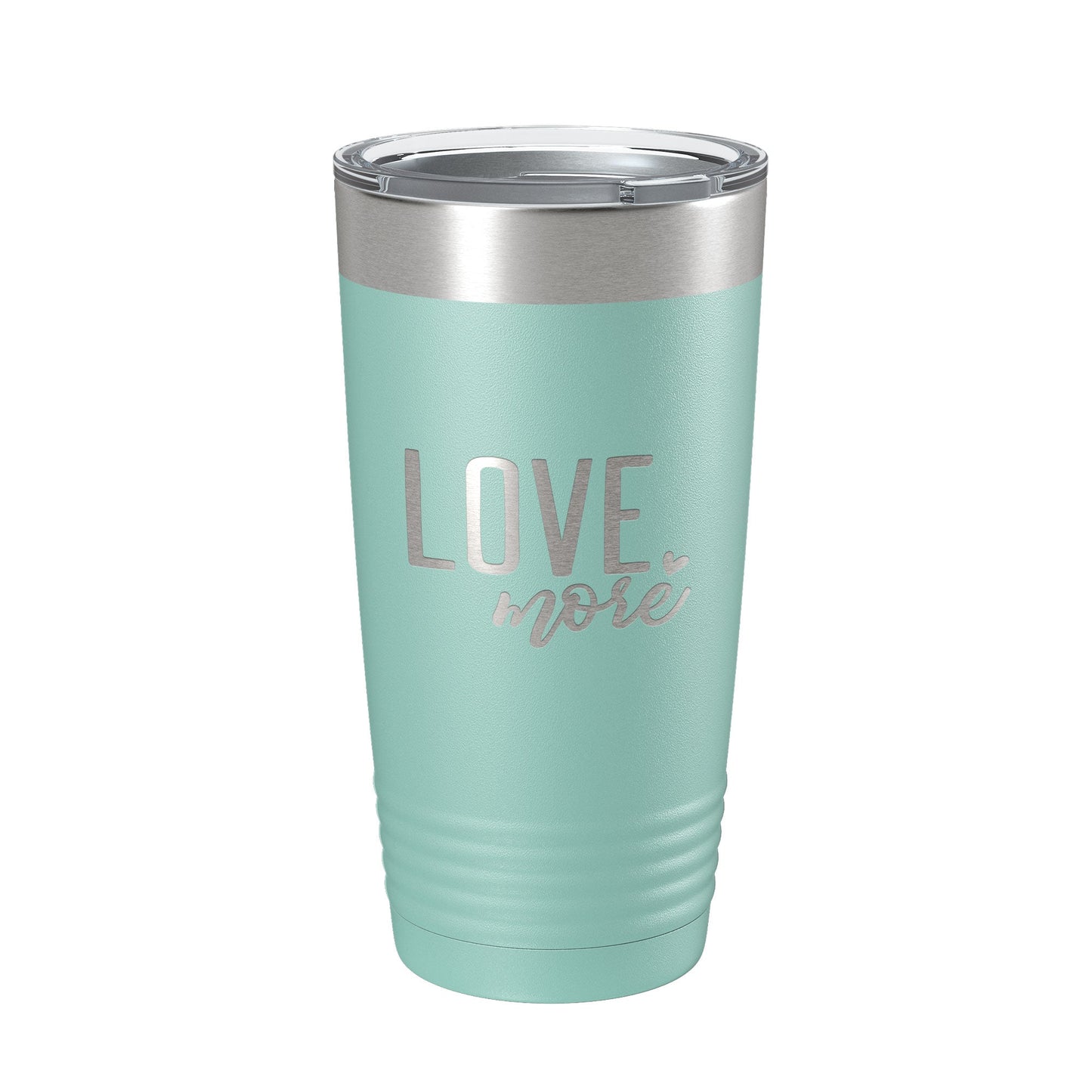 Love More Tumbler Travel Mug Insulated Laser Engraved Coffee Cup 20 oz