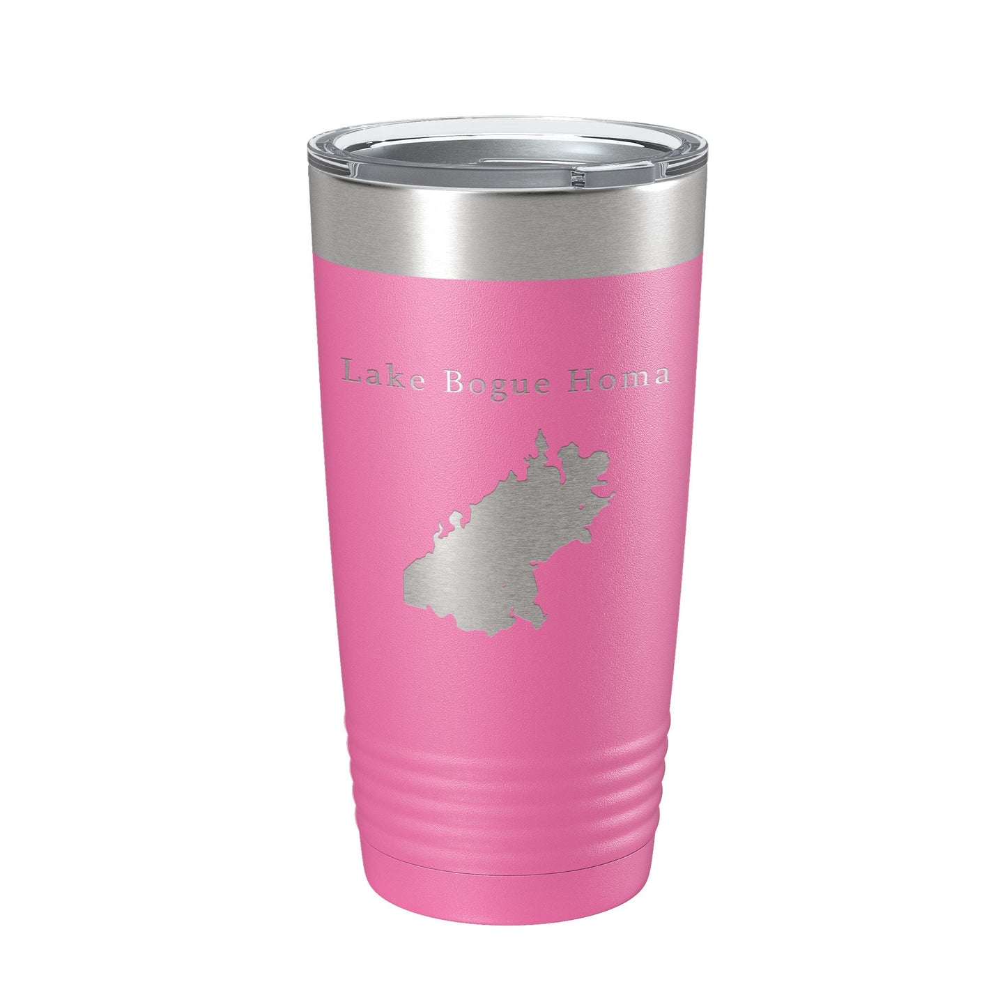 Lake Bogue Homa Map Tumbler Travel Mug Insulated Laser Engraved Coffee Cup Mississippi 20 oz