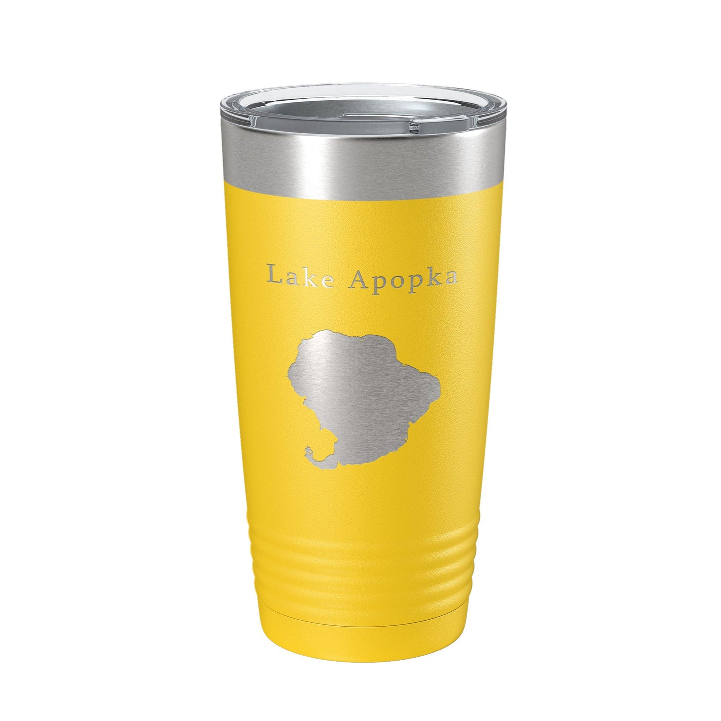 Lake Apopka Map Tumbler Travel Mug Insulated Laser Engraved Coffee Cup Florida 20 oz