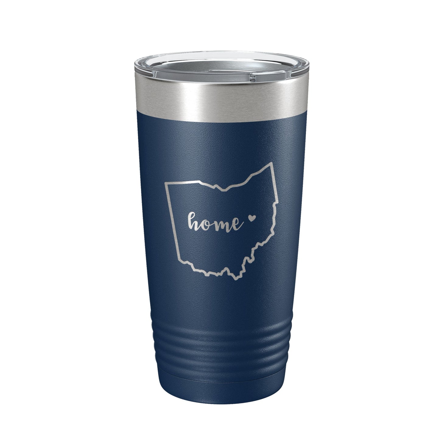 Ohio Tumbler Home State Travel Mug Insulated Laser Engraved Map Coffee Cup 20 oz