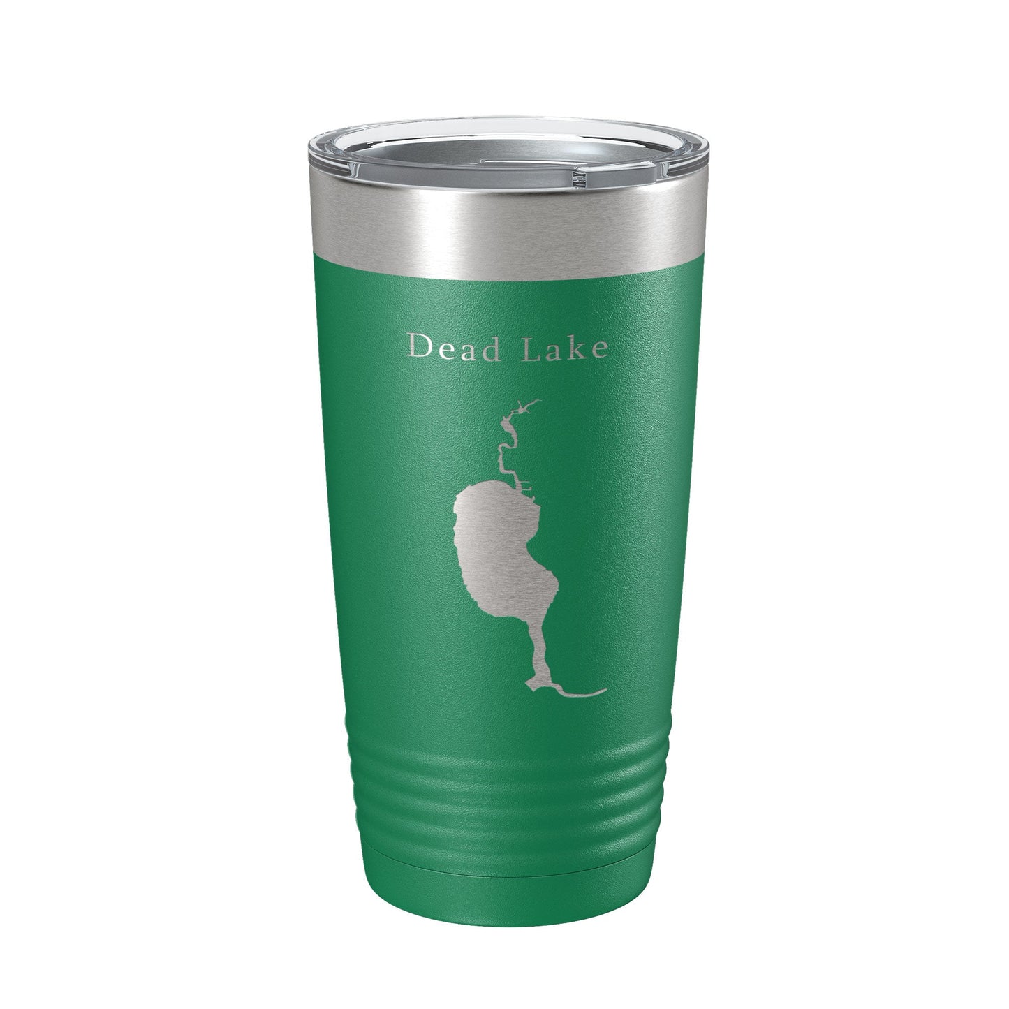 Dead Lake Map Tumbler Travel Mug Insulated Laser Engraved Coffee Cup Florida 20 oz