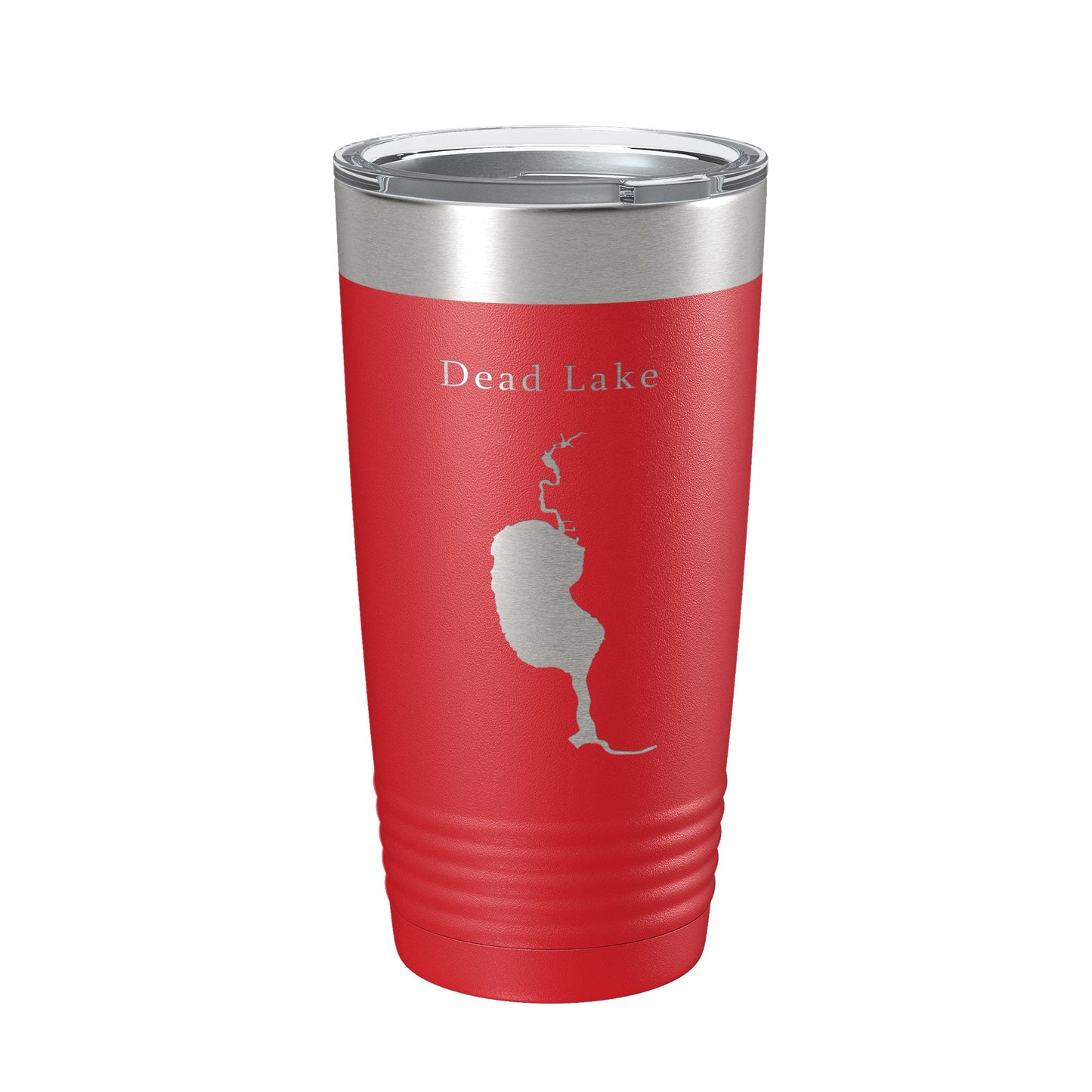 Dead Lake Map Tumbler Travel Mug Insulated Laser Engraved Coffee Cup Florida 20 oz