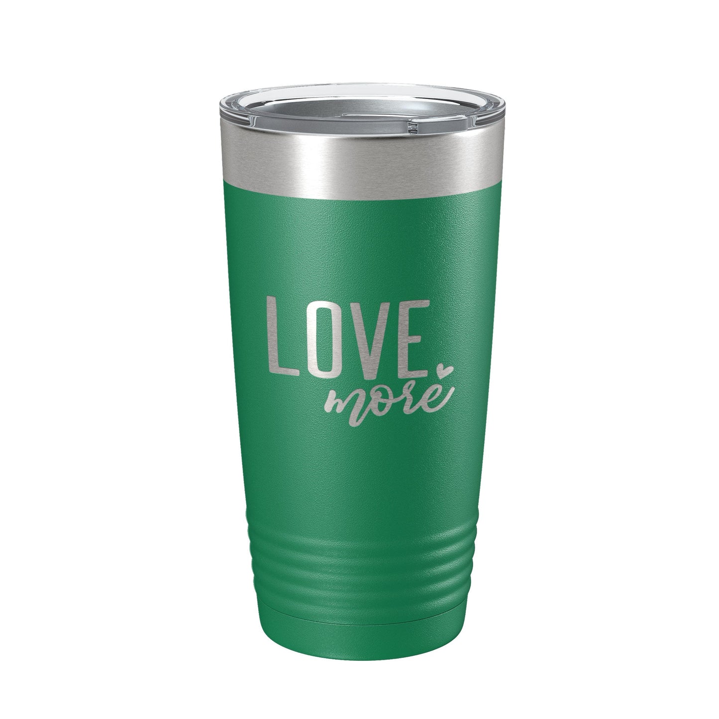 Love More Tumbler Travel Mug Insulated Laser Engraved Coffee Cup 20 oz
