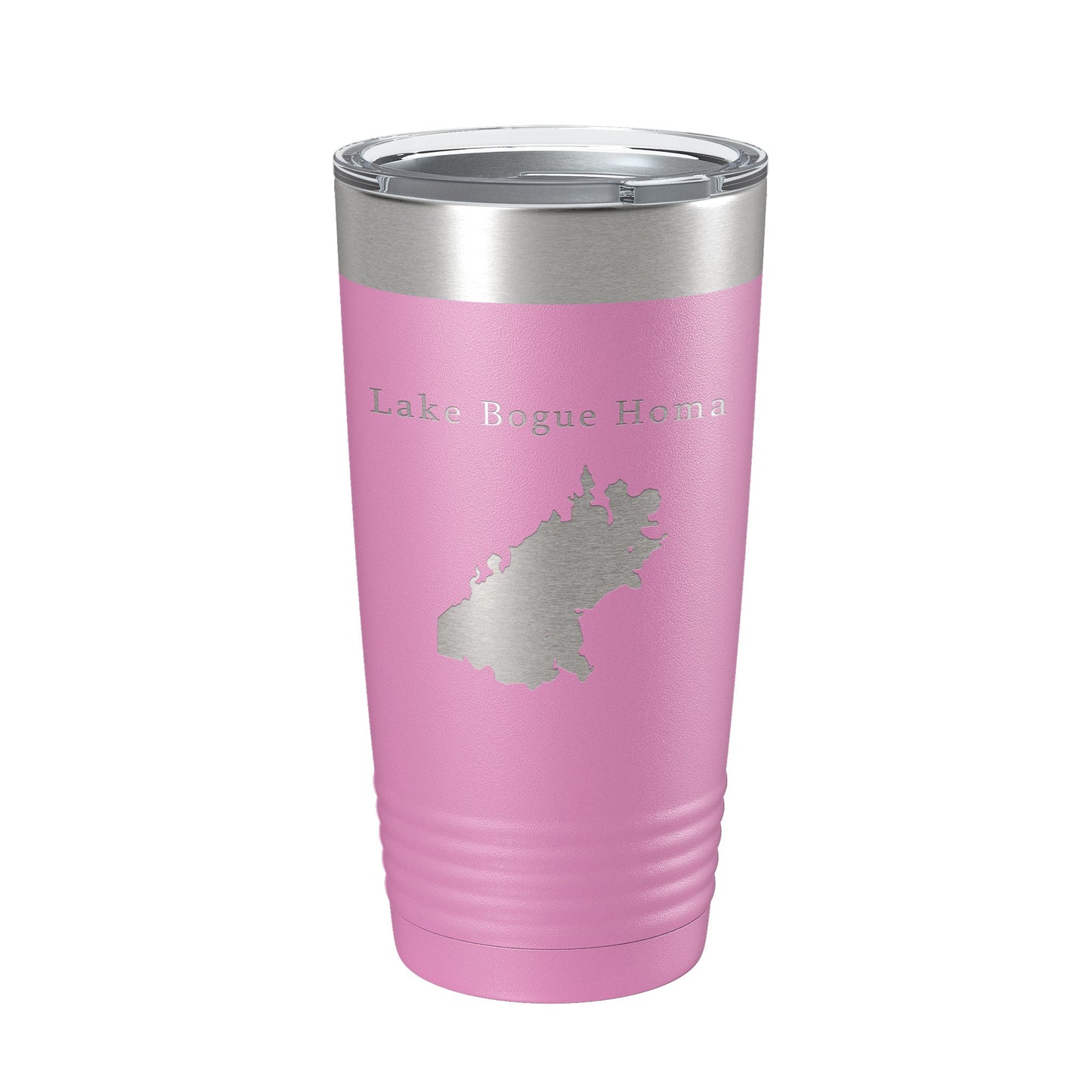 Lake Bogue Homa Map Tumbler Travel Mug Insulated Laser Engraved Coffee Cup Mississippi 20 oz