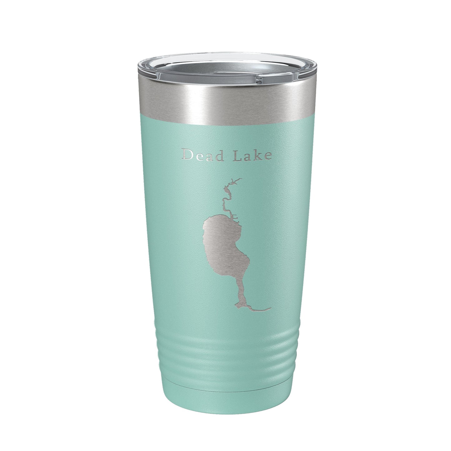 Dead Lake Map Tumbler Travel Mug Insulated Laser Engraved Coffee Cup Florida 20 oz