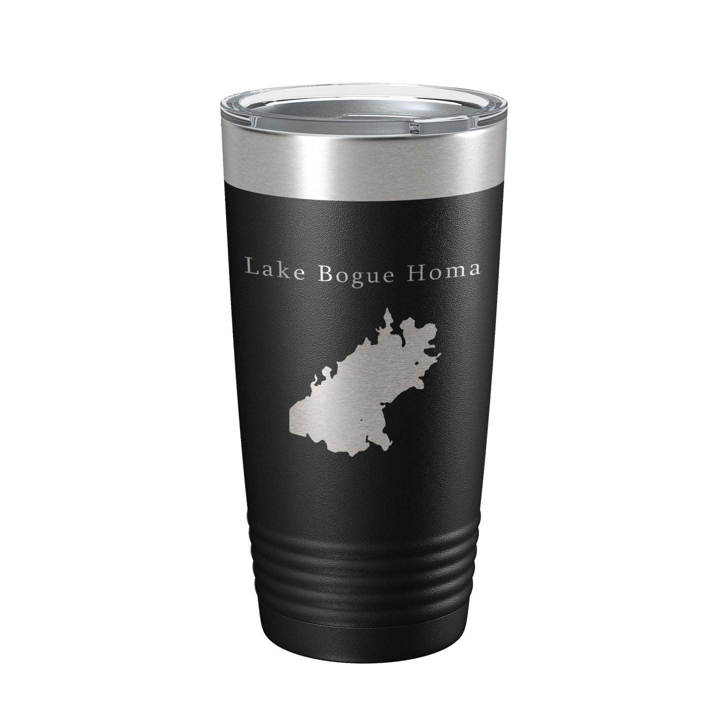 Lake Bogue Homa Map Tumbler Travel Mug Insulated Laser Engraved Coffee Cup Mississippi 20 oz
