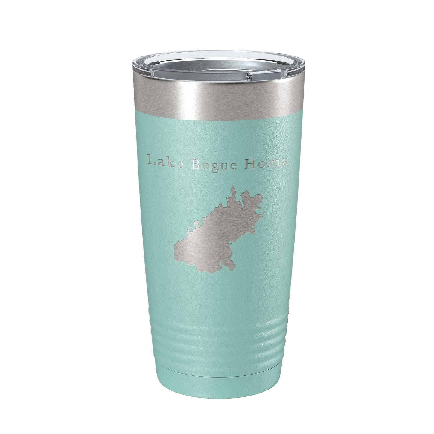 Lake Bogue Homa Map Tumbler Travel Mug Insulated Laser Engraved Coffee Cup Mississippi 20 oz