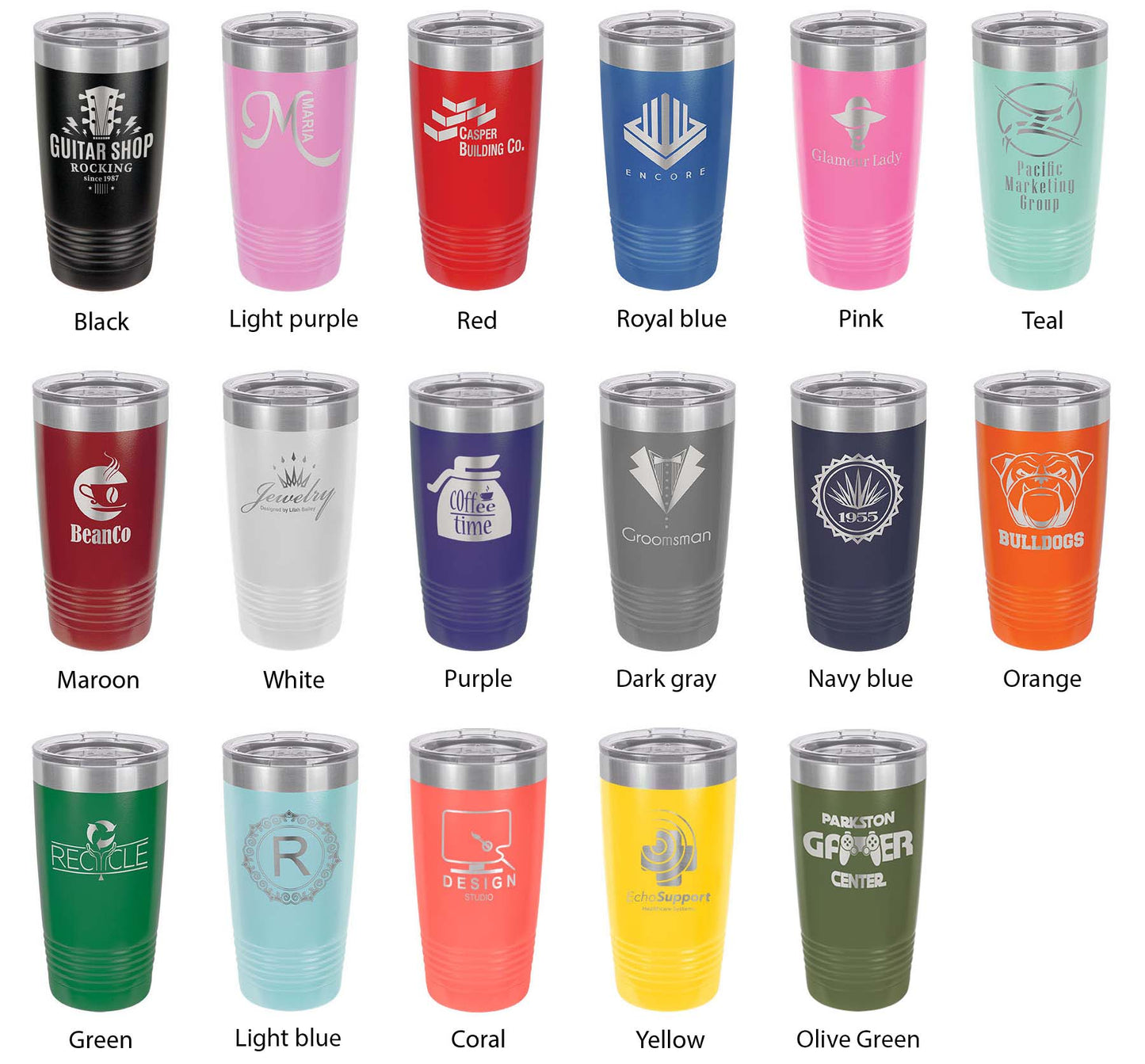 Love More Tumbler Travel Mug Insulated Laser Engraved Coffee Cup 20 oz