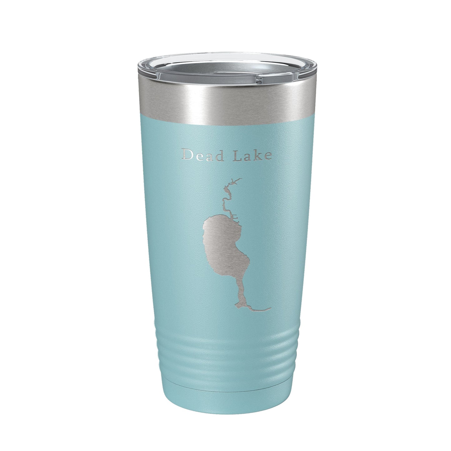 Dead Lake Map Tumbler Travel Mug Insulated Laser Engraved Coffee Cup Florida 20 oz