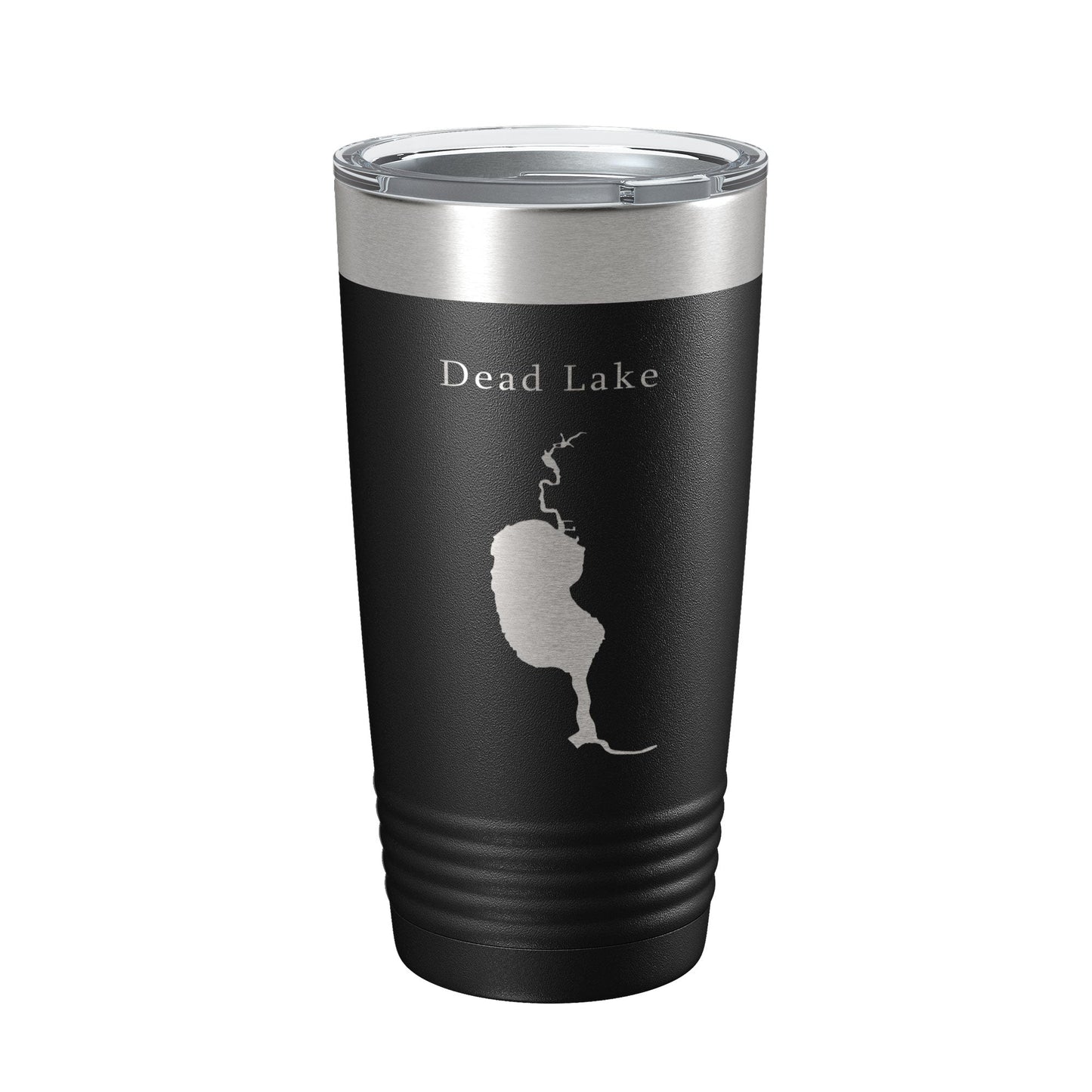 Dead Lake Map Tumbler Travel Mug Insulated Laser Engraved Coffee Cup Florida 20 oz