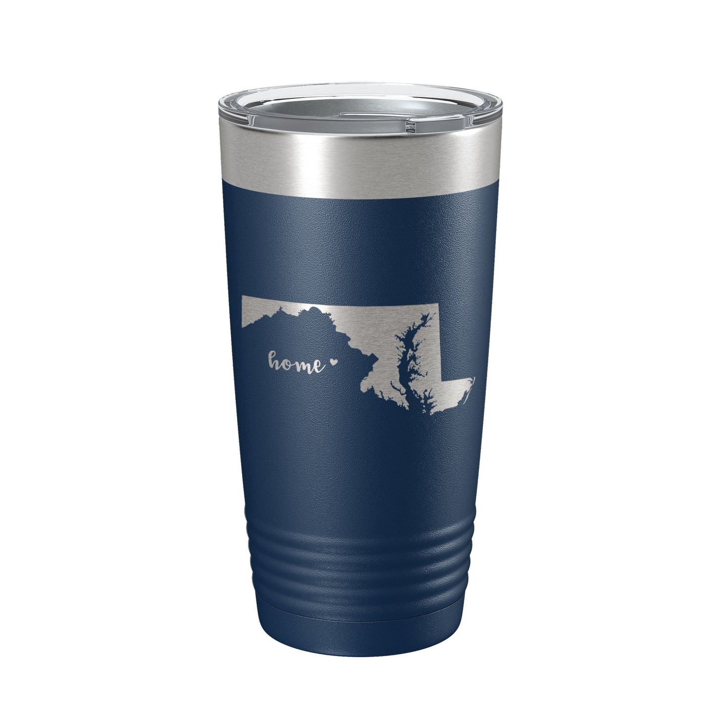 Maryland Tumbler Home State Travel Mug Insulated Laser Engraved Map Coffee Cup 20 oz