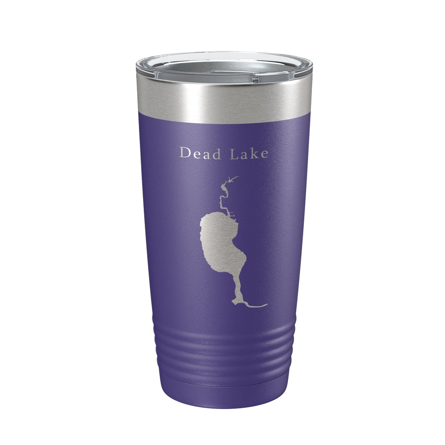 Dead Lake Map Tumbler Travel Mug Insulated Laser Engraved Coffee Cup Florida 20 oz