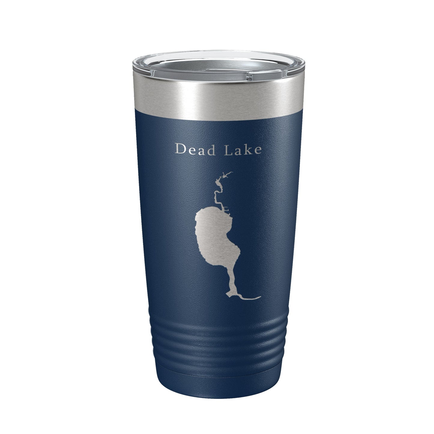 Dead Lake Map Tumbler Travel Mug Insulated Laser Engraved Coffee Cup Florida 20 oz